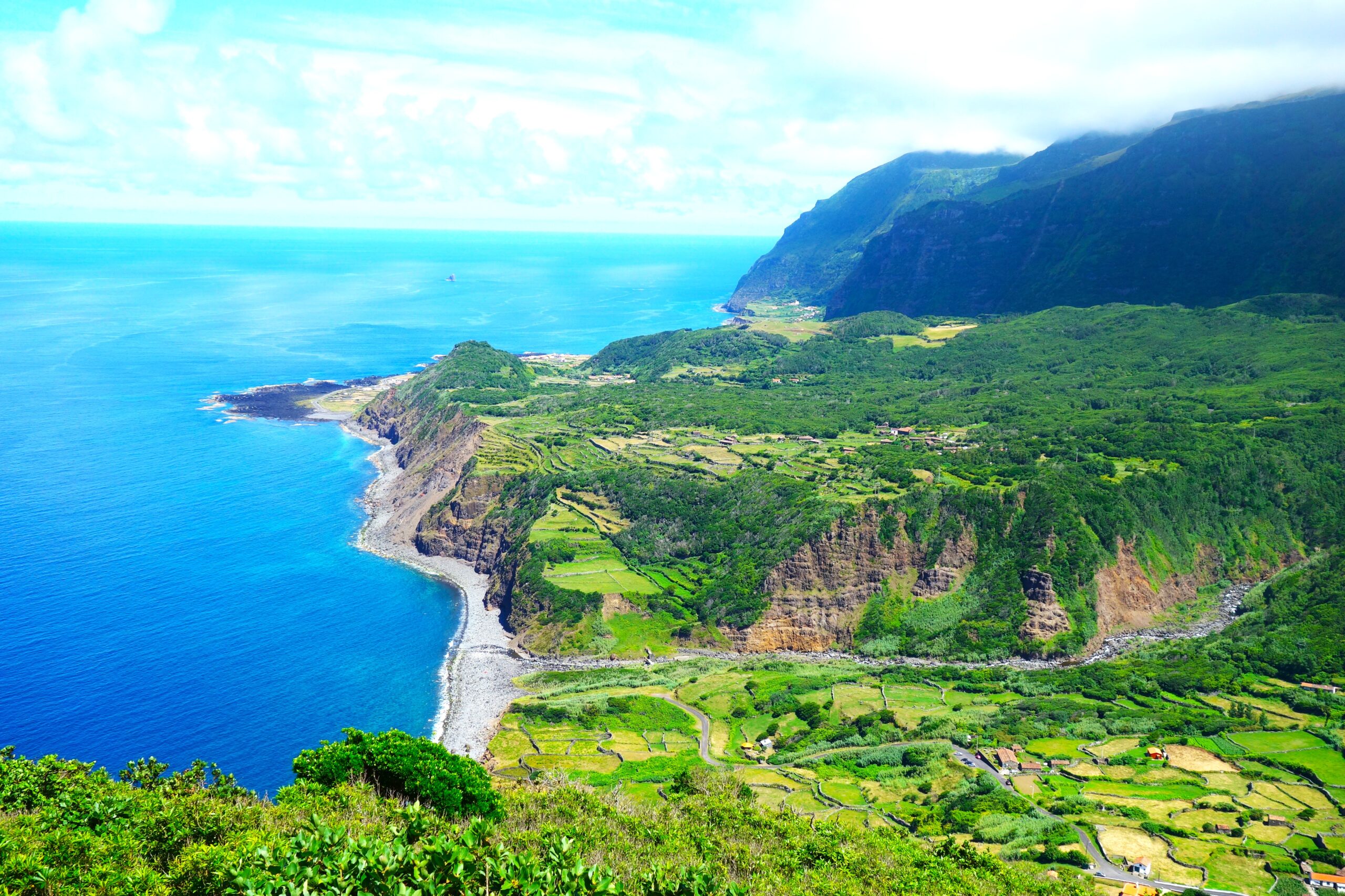 Viewpoint Portal, Flores island, Azores, Portugal