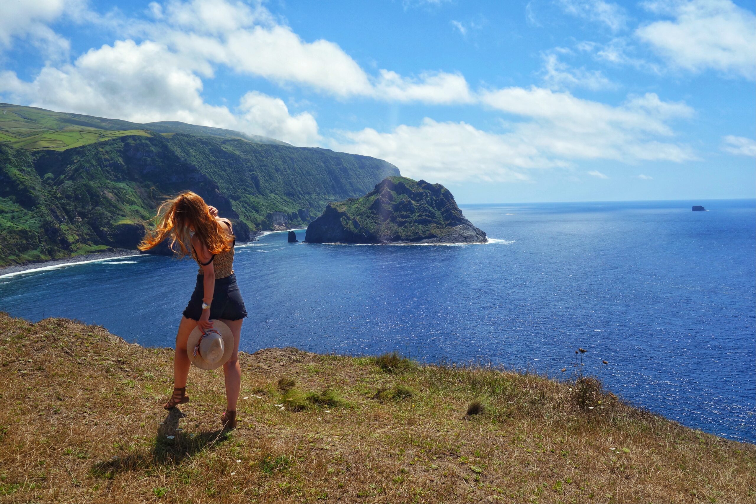 Viewpoint Baía de Além (Ilheu de Maria Vaz), Flores island, Azores, Portugal
