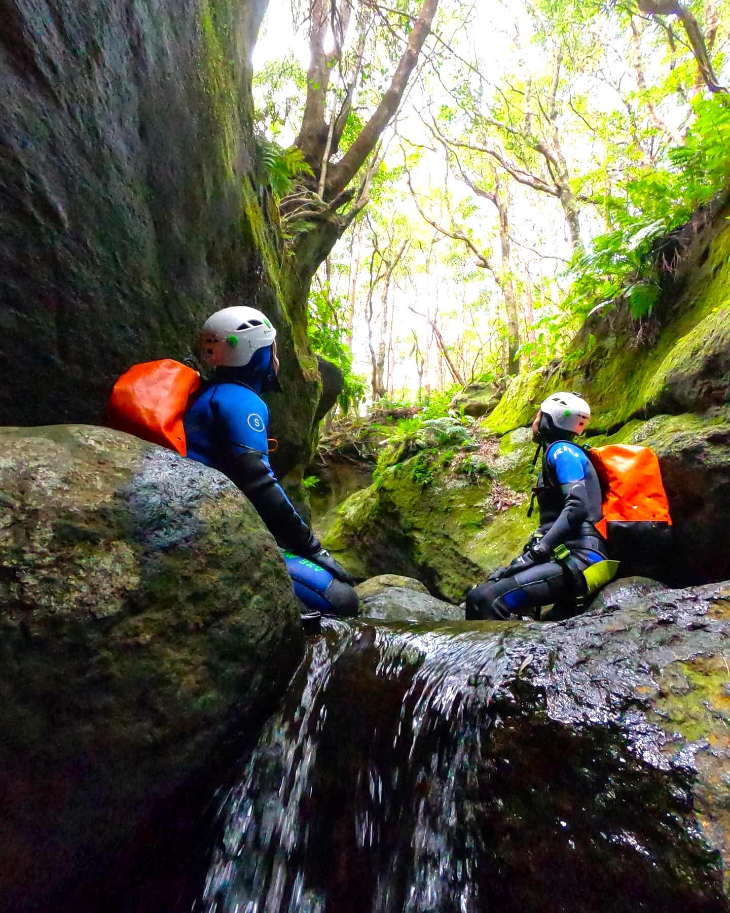 Canyoning in Flores Island
