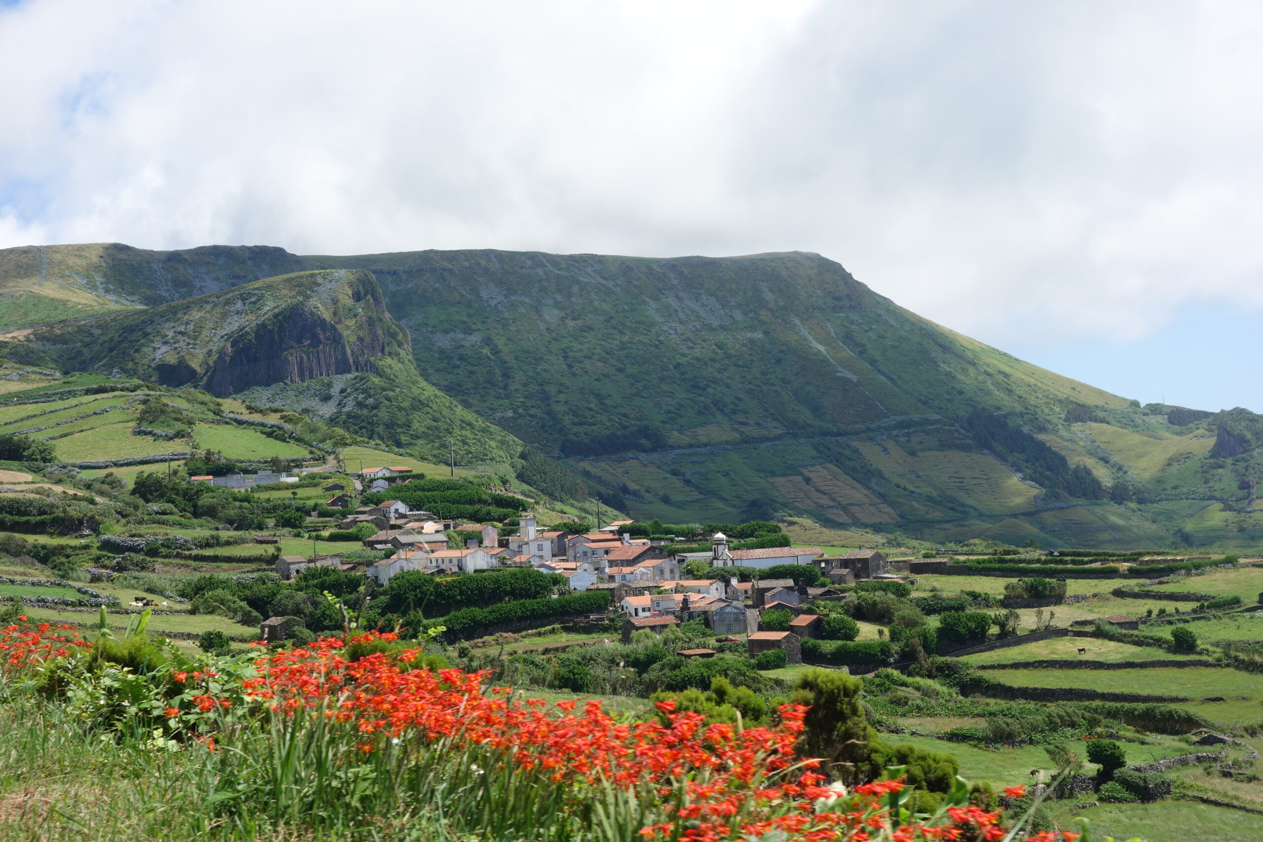 Mosteiro and Rocha dos Bordões, Flores Island